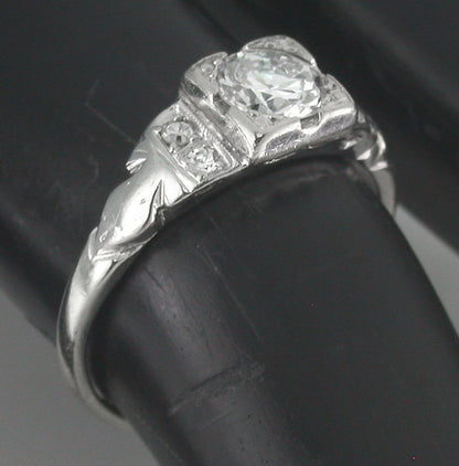 1910s 0.50ct Diamond 14k Gold Engagement Ring