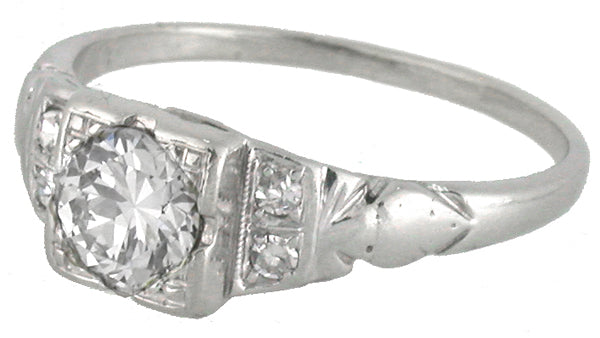 1910s 0.50ct Diamond 14k Gold Engagement Ring