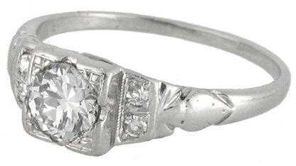 1910s 0.50ct Diamond 14k Gold Engagement Ring