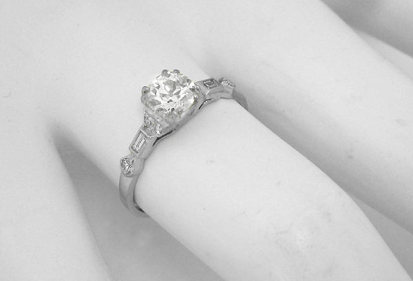 1920s 0.40ct Diamond Platinum Engagement Ring
