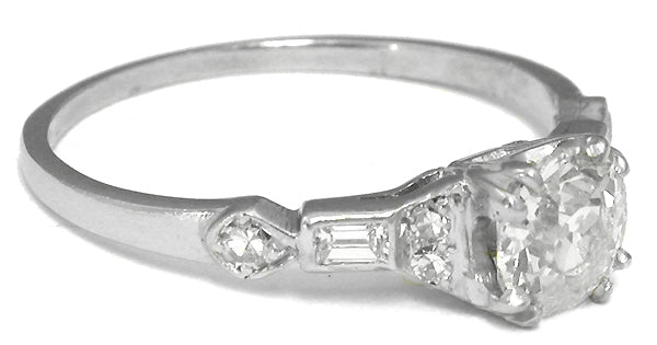 1920s 0.40ct Diamond Platinum Engagement Ring