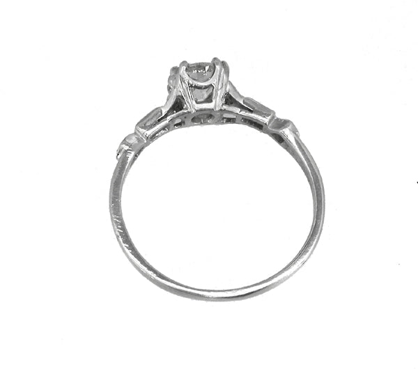 1920s 0.40ct Diamond Platinum Engagement Ring