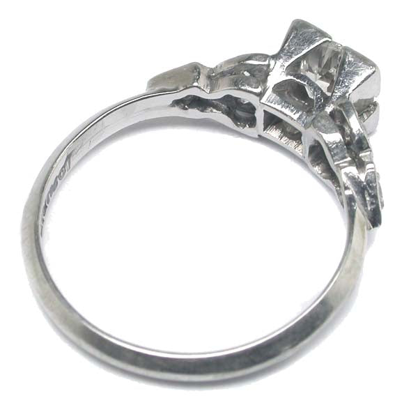 1920's 0.55ct Diamond Platinum Engagement Ring