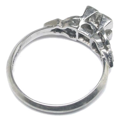 1920's 0.55ct Diamond Platinum Engagement Ring