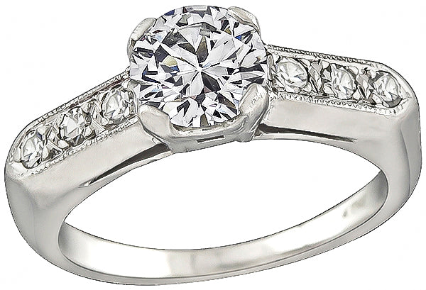 1920s 0.70ct Diamond Engagement Ring