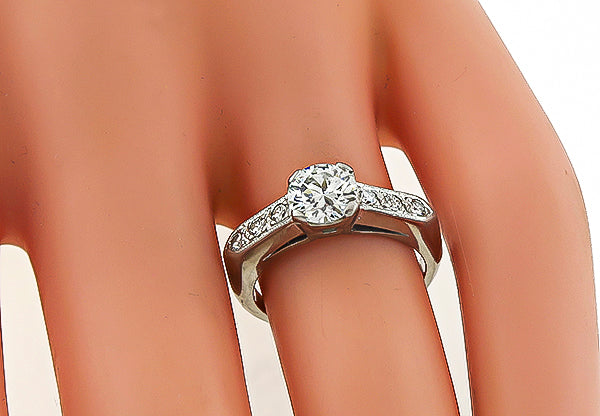 1920s 0.70ct Diamond Engagement Ring