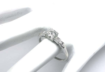 1920's 0.78ct Diamond Platinum Engagement Ring