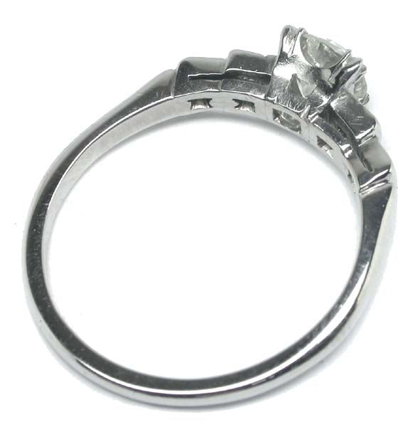 1920's 0.78ct Diamond Platinum Engagement Ring