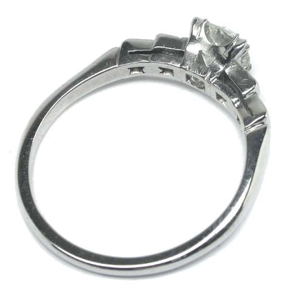 1920's 0.78ct Diamond Platinum Engagement Ring