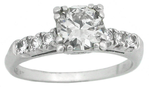 1920s 0.90ct Diamond Platinum Engagement Ring