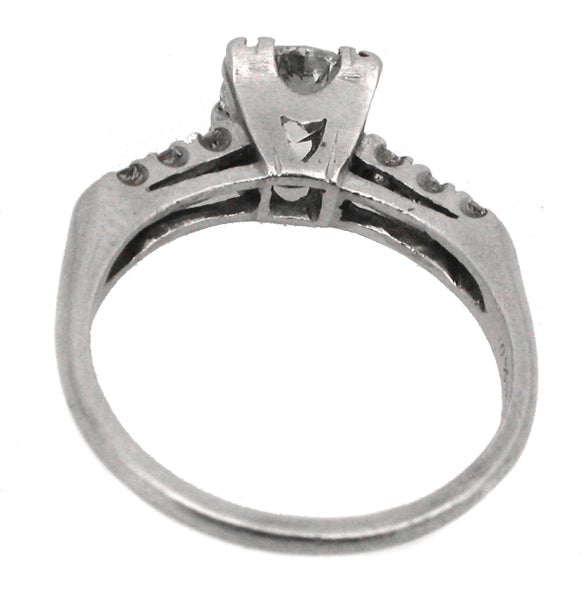 1920s 0.90ct Diamond Platinum Engagement Ring