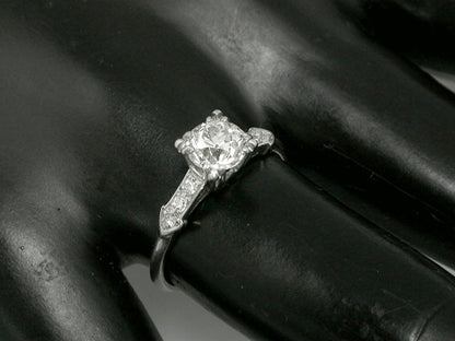 1920s 0.92ct Old European Diamond Engagement Ring
