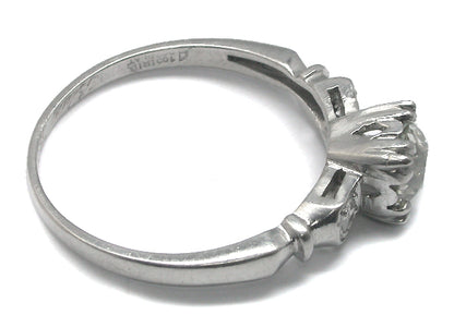 1920s 0.92ct Old European Diamond Platinum Engagement Ring