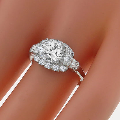 1920s  0.93ct Diamond Engagement Ring
