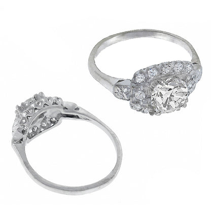 1920s  0.93ct Diamond Engagement Ring