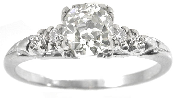 1920s 0.93ct Old European Diamond  Engagement Ring