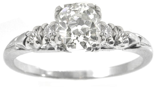1920s 0.93ct Old European Diamond  Engagement Ring