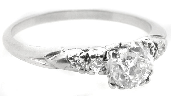 1920s 0.93ct Old European Diamond  Engagement Ring