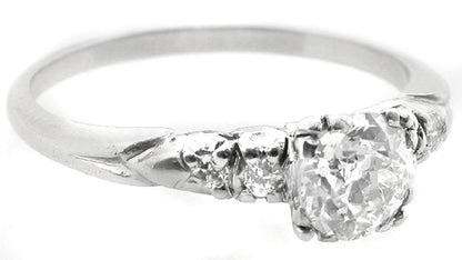 1920s 0.93ct Old European Diamond  Engagement Ring
