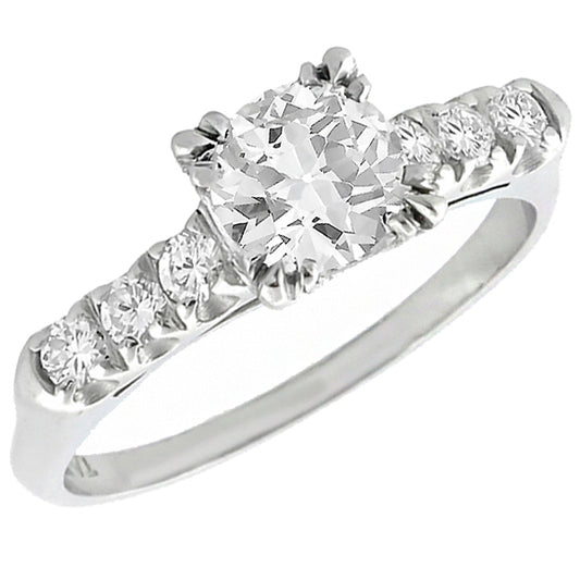 1920s 0.95ct Diamond Engagement Ring