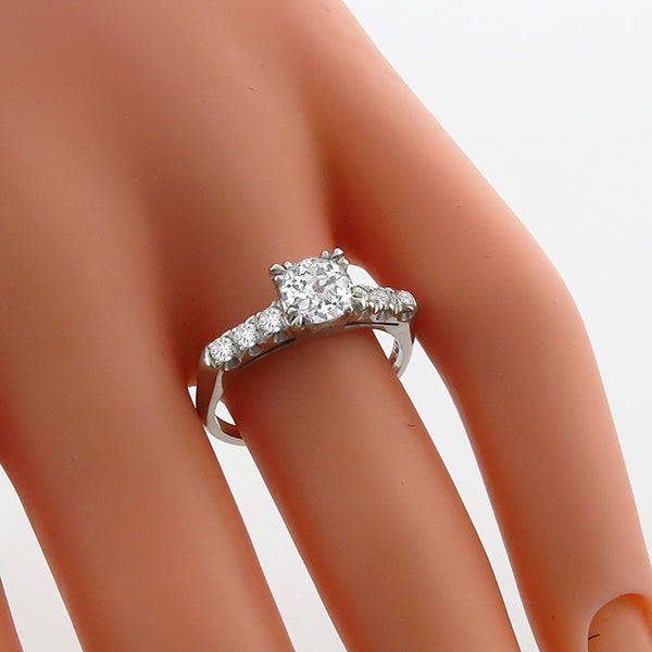 1920s 0.95ct Diamond Engagement Ring
