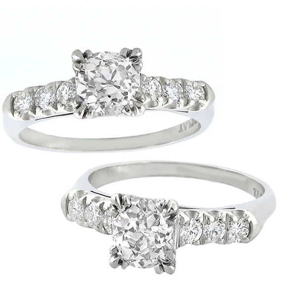 1920s 0.95ct Diamond Engagement Ring