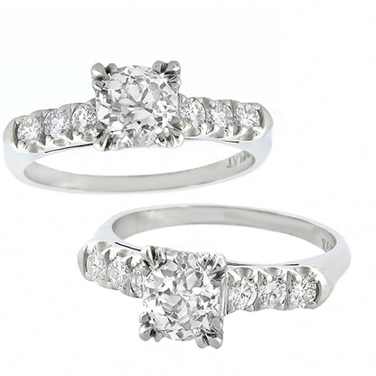 1920s 0.95ct Diamond Engagement Ring