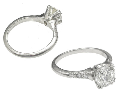 1920s 1.00ct Round Diamond Engagement Ring