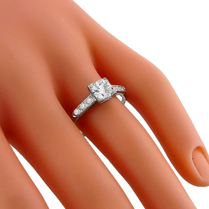 1920s 1.04ct Diamond Engagement Ring