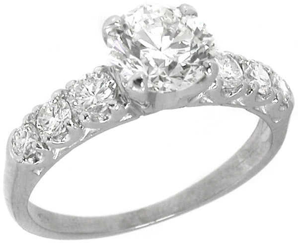 1920s 1.04ct Round Diamond Engagement Ring