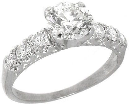 1920s 1.04ct Round Diamond Engagement Ring