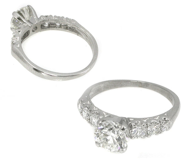 1920s 1.04ct Round Diamond Engagement Ring