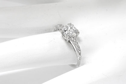 1920s 1.05ct  Old European Diamond Platinum Engagement Ring