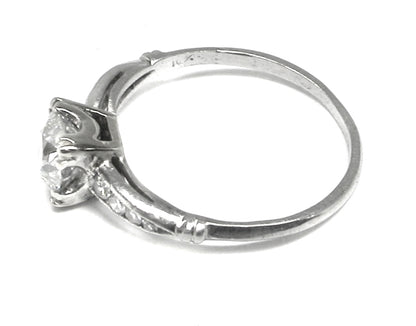 1920s 1.05ct  Old European Diamond Platinum Engagement Ring