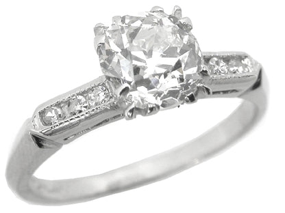 1920s 1.09ct Old Mine Diamond Engagement Ring