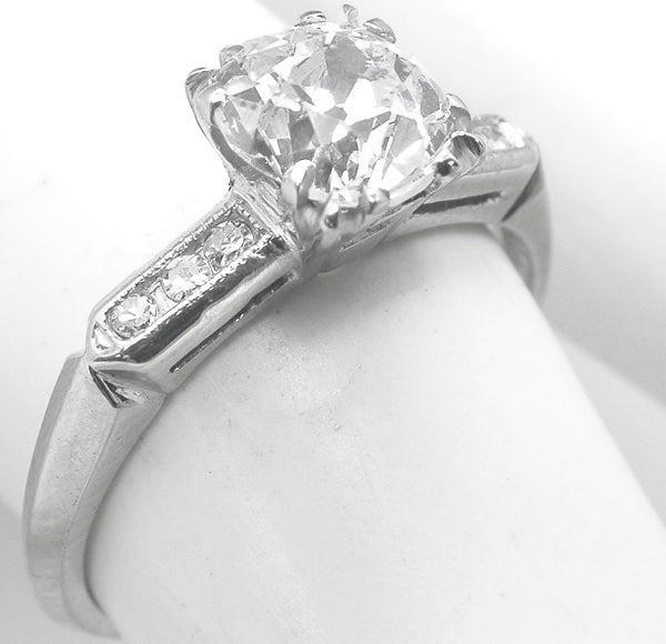 1920s 1.09ct Old Mine Diamond Engagement Ring
