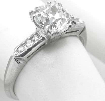 1920s 1.09ct Old Mine Diamond Engagement Ring
