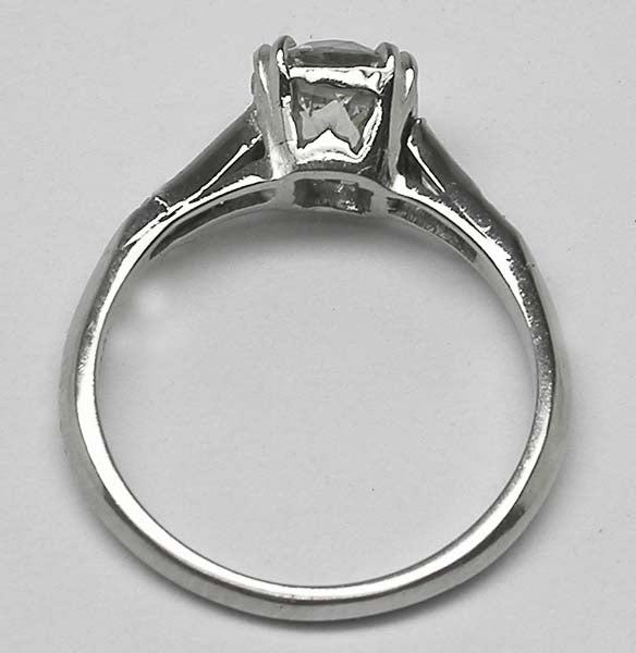 1920's 1.18ct Diamond Platinum Engagement Ring