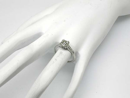 1920's 1.18ct Diamond Platinum Engagement Ring