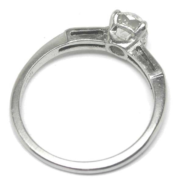 1920's 1.23ct Diamond Platinum Engagement Ring