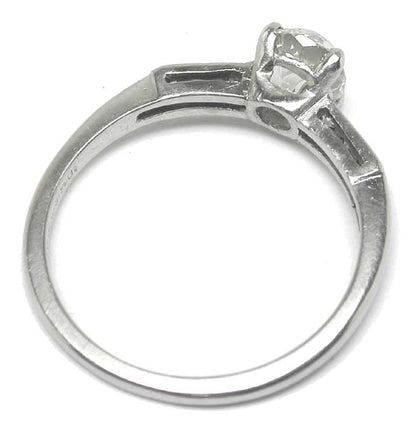 1920's 1.23ct Diamond Platinum Engagement Ring