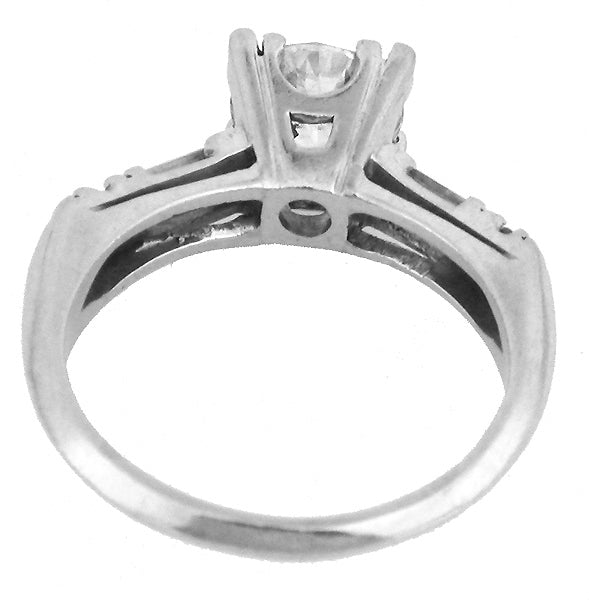1920s 1.25ct Diamond Platinum Engagement Ring