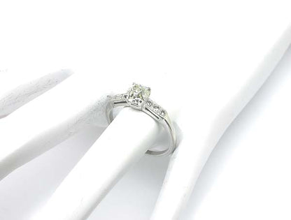 1920's 1.32ct Old Mine Cushion Cut Platinum Engagement Ring