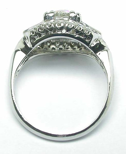 1920's 1.50ct Diamond Platinum Engagement Ring