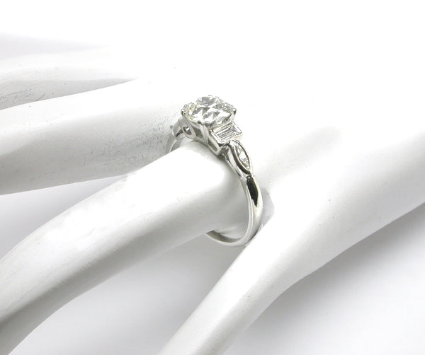 1920s 1.50ct Diamond Platinum Engagement Ring