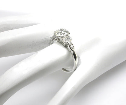 1920s 1.50ct Diamond Platinum Engagement Ring