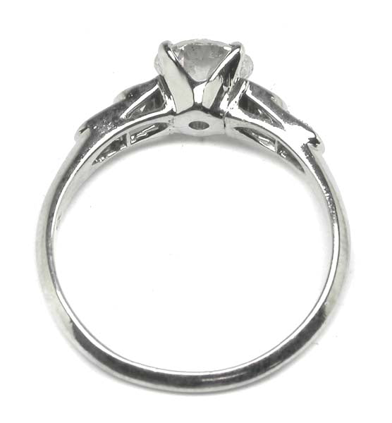 1920's 1ct Diamond Platinum Engagement Ring