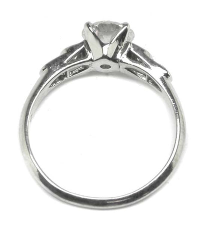 1920's 1ct Diamond Platinum Engagement Ring