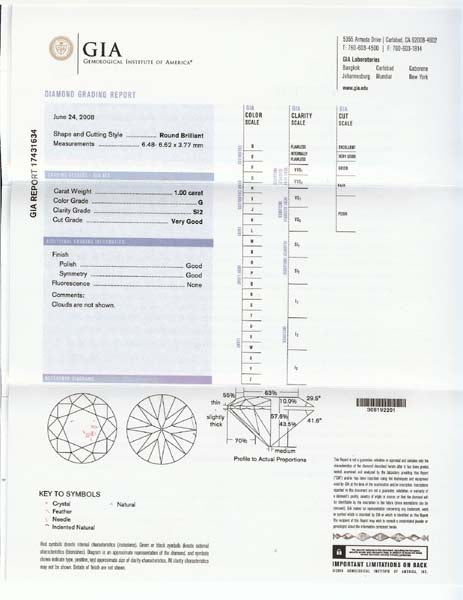 1920's 1ct Diamond Platinum Engagement Ring