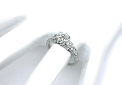 1920's 1ct Diamond Platinum Engagement Ring